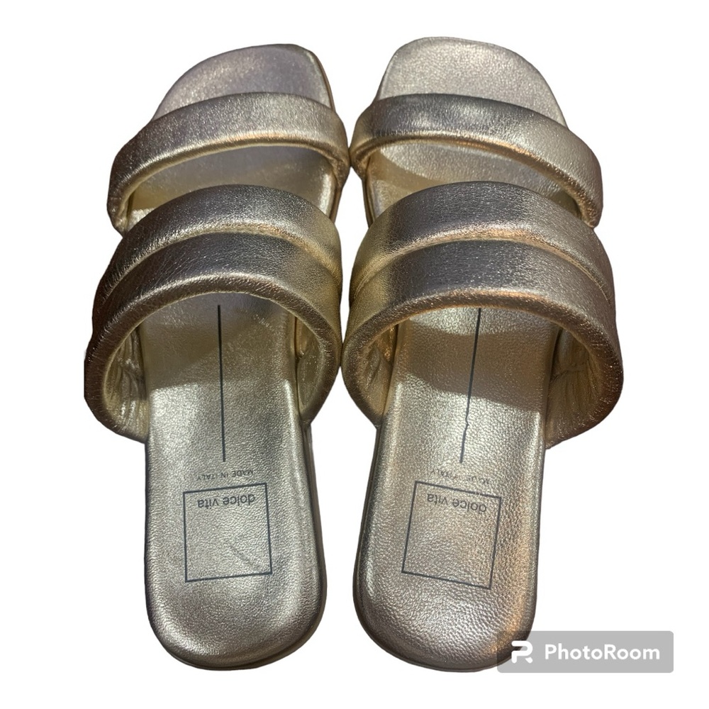 Dolce vita slides sandals made in Italy